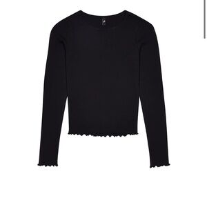 Frilly Long Sleeve Top